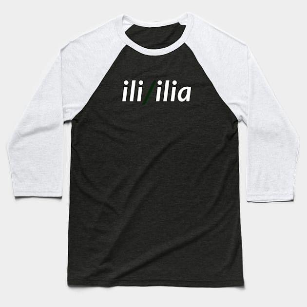 Esperanto Pronouns - Pronomoj - ili/ilia Baseball T-Shirt by LaVesperto